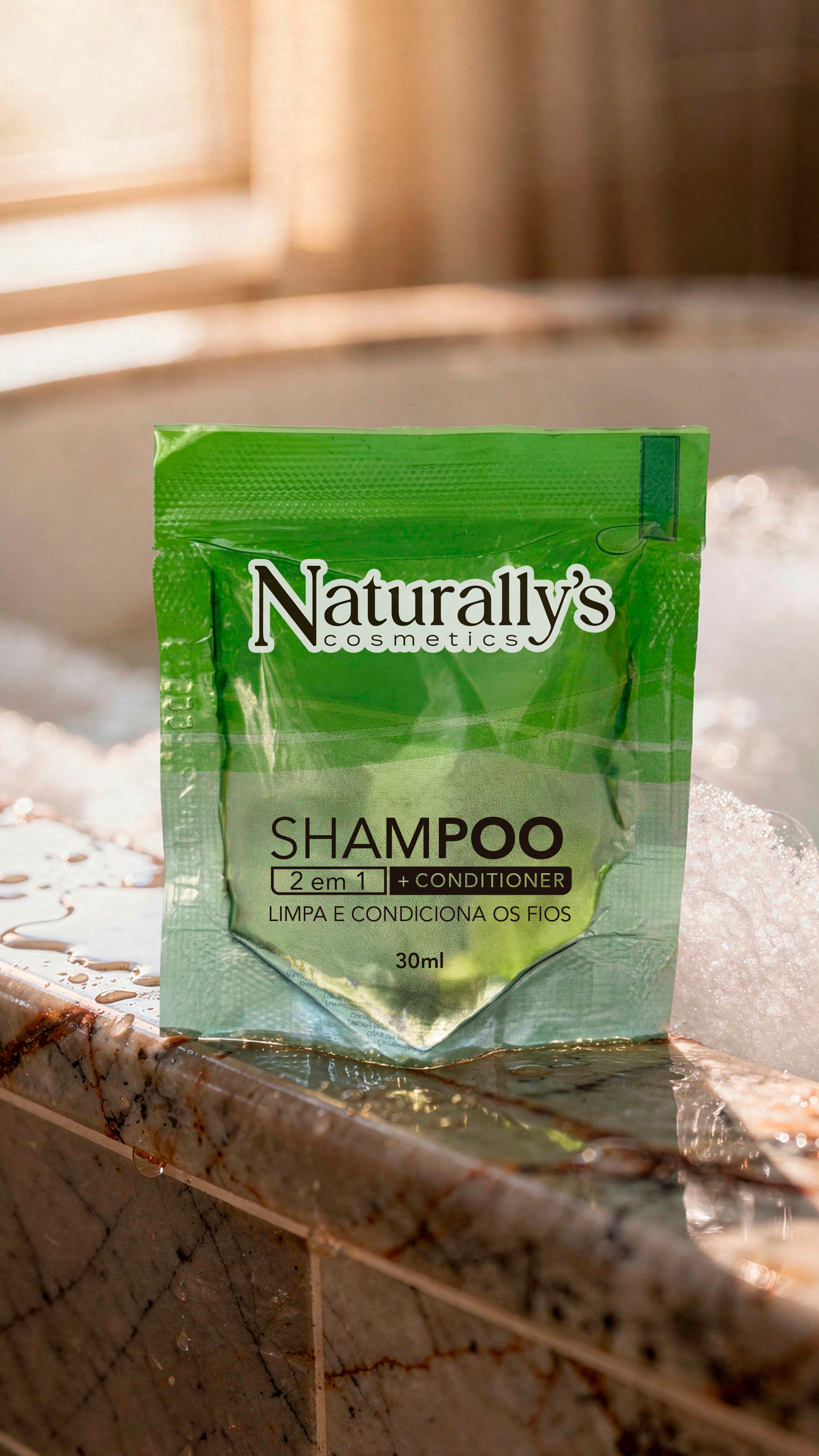 Sachê de shampoo 30 ml